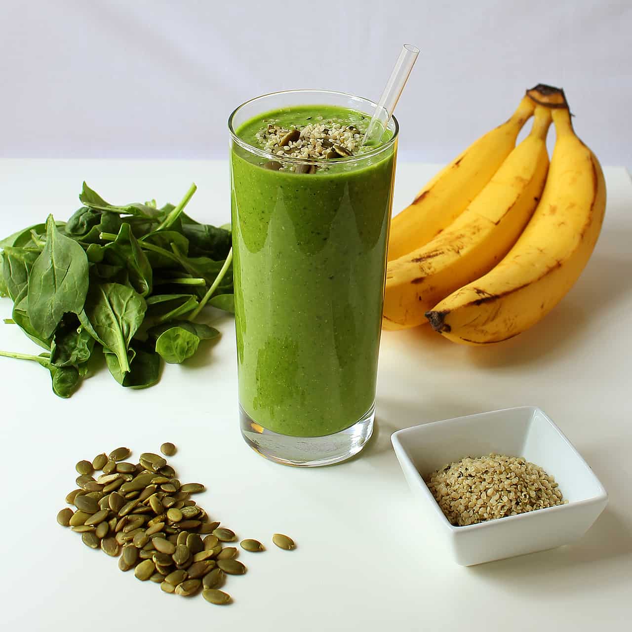 Green Protein Breakfast Smoothie (with Collagen!)