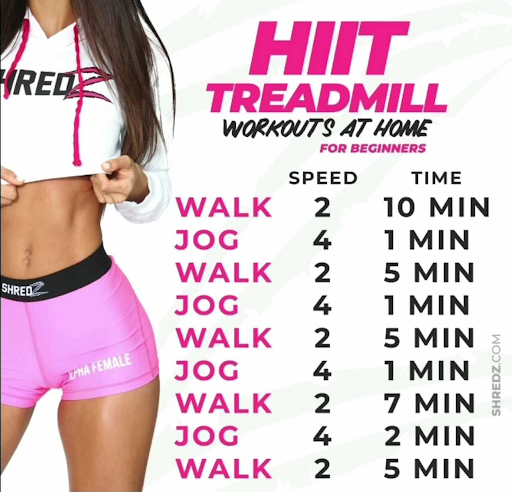 Treadmill or Outdoor HIIT Workout for Beginners